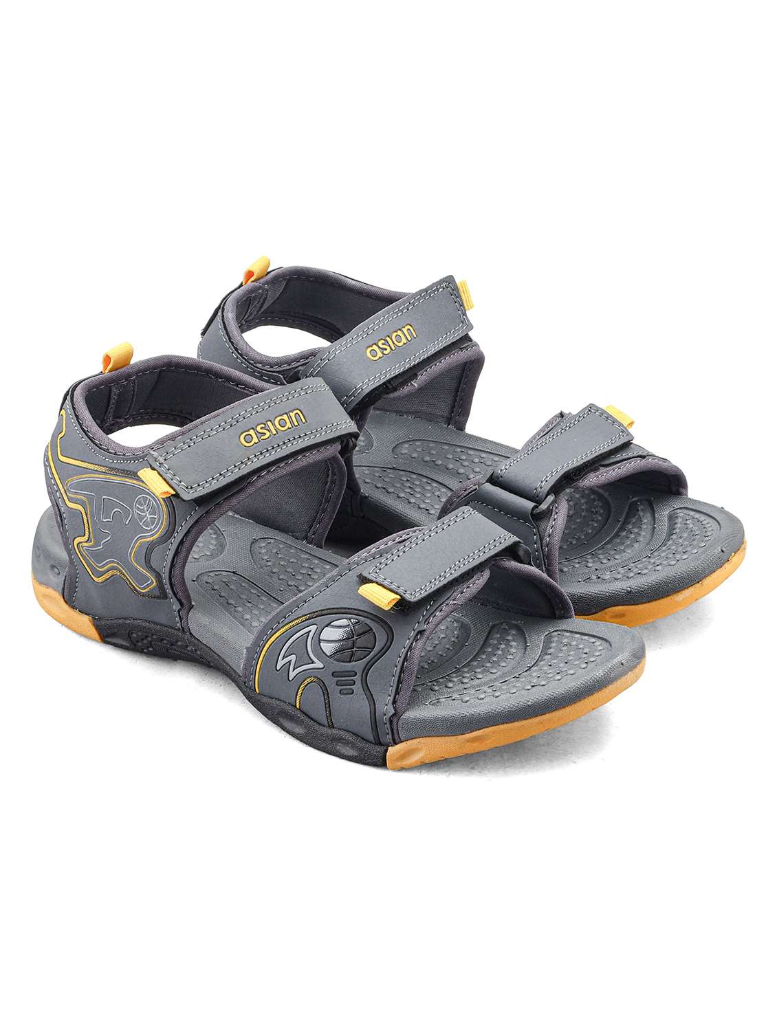 men grey back strap floater - 22524384 -  Standard Image - 1