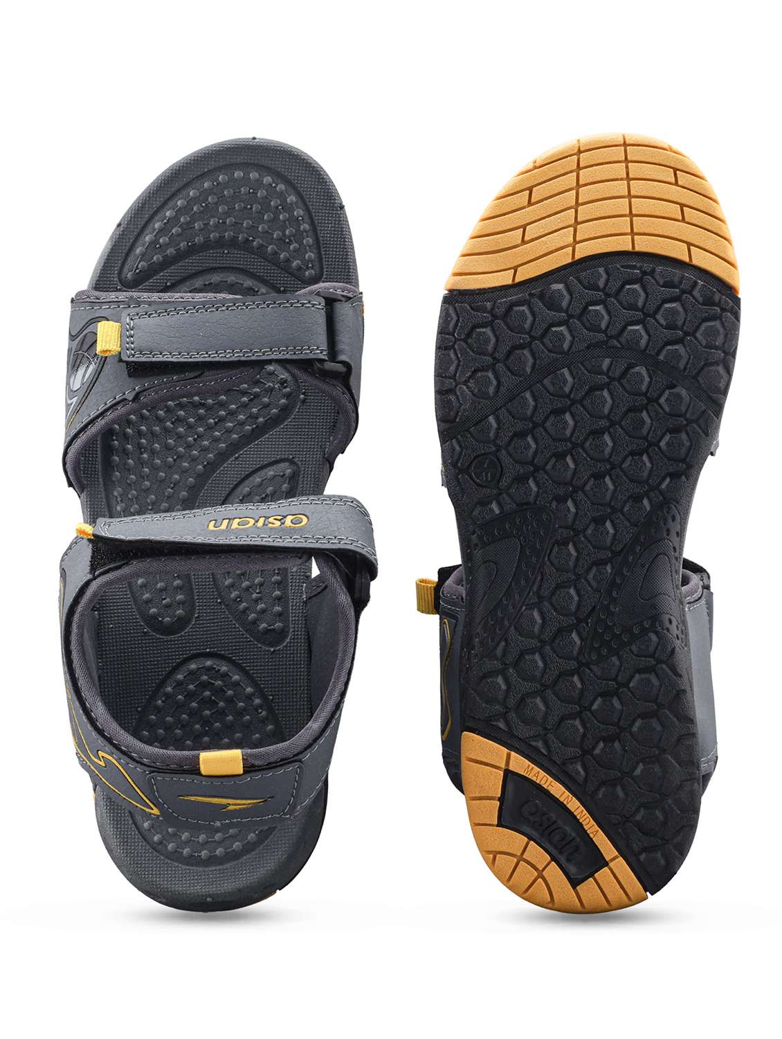 men grey back strap floater - 22524384 -  Standard Image - 4