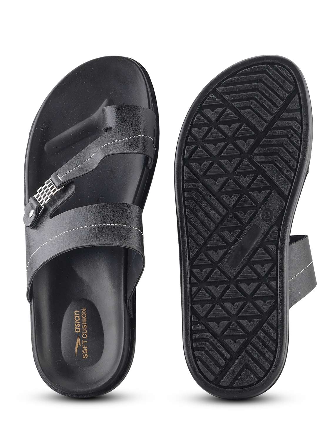 men black orthosoft slipper - 22524409 -  Standard Image - 4