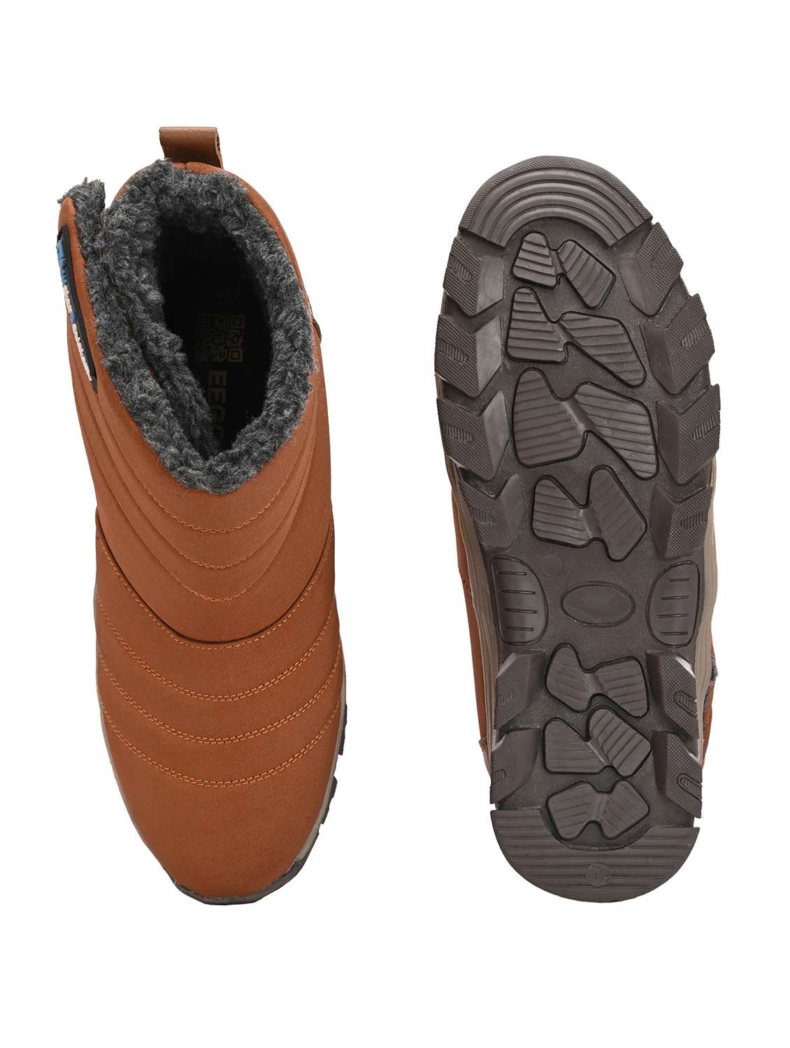 men tan winter shoes boot - 22524445 -  Standard Image - 4