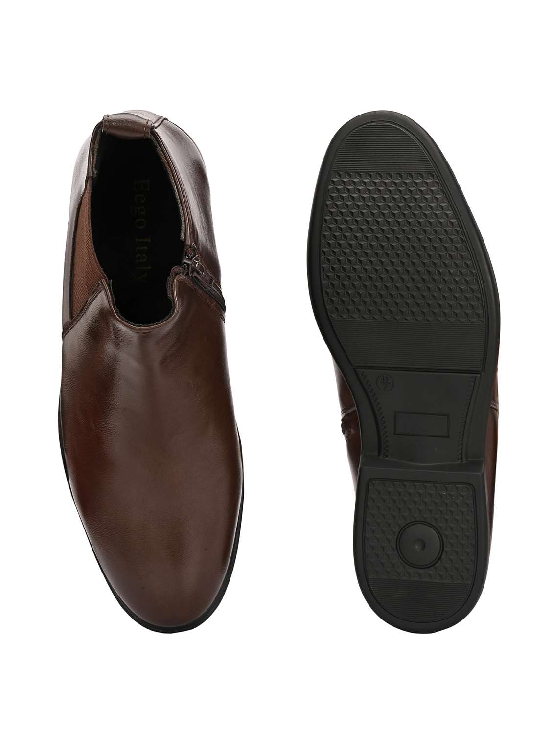 men brown slip on boot - 22524447 -  Standard Image - 4