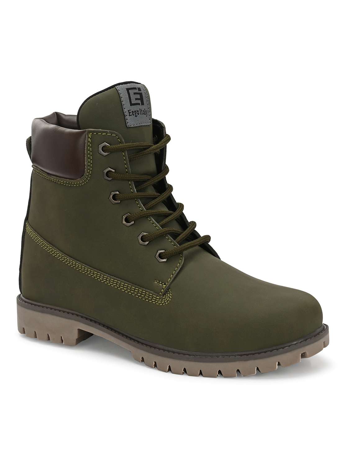 men olive hiking boots boot - 22524451 -  Standard Image - 1
