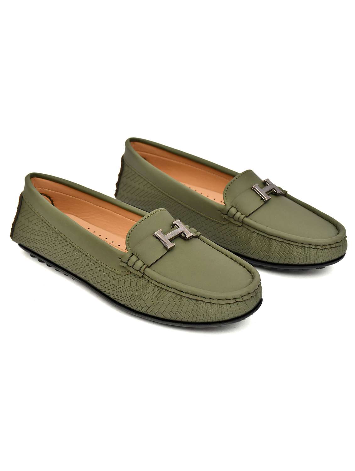 Women Textured Slip On Loafers - 22526775 -  Standard Image - 1