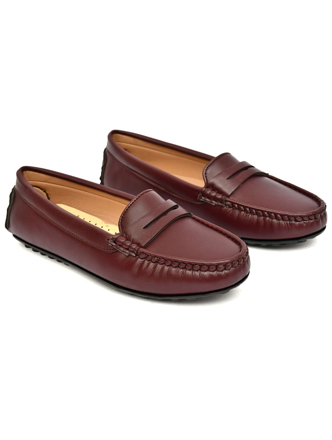 women solid slip on loafers - 22526778 -  Standard Image - 1