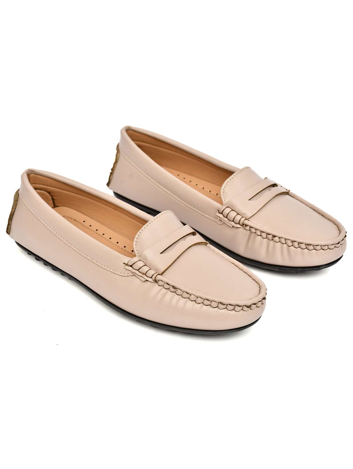women solid slip on loafers - 22526779 -  Standard Image - 1