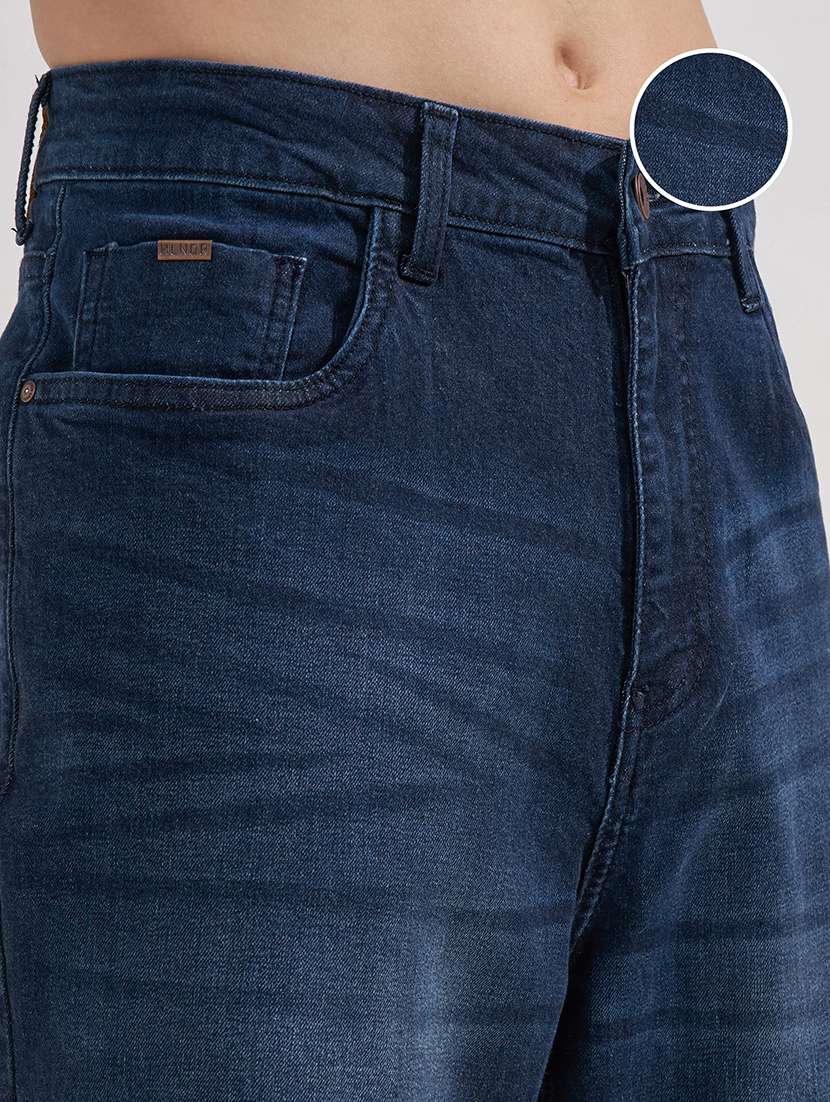 men washed mid rise full length straight jeans - 22526834 -  Standard Image - 1