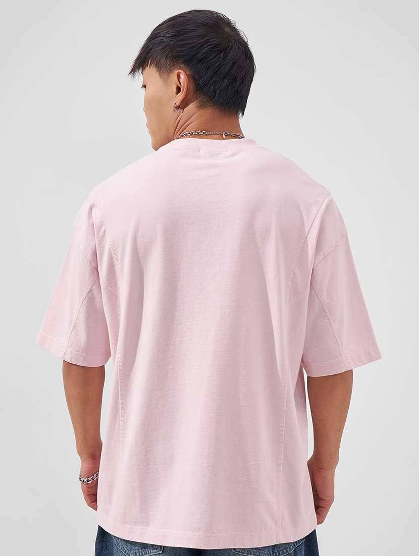men printed short sleeve oversized t-shirt - 22526837 -  Standard Image - 4