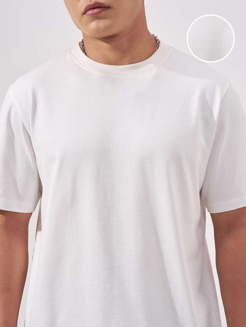 men solid short sleeve regular fit t-shirt - 22526841 -  Standard Image - 1