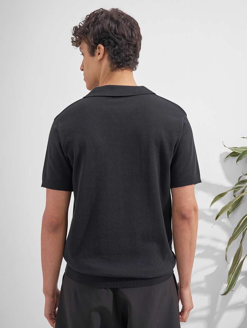 men self design short sleeve regular fit polo t-shirt - 22526865 -  Standard Image - 4