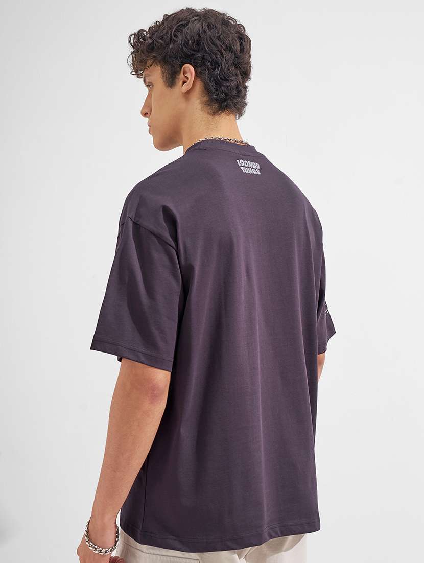 men printed short sleeve oversized t-shirt - 22526878 -  Standard Image - 4