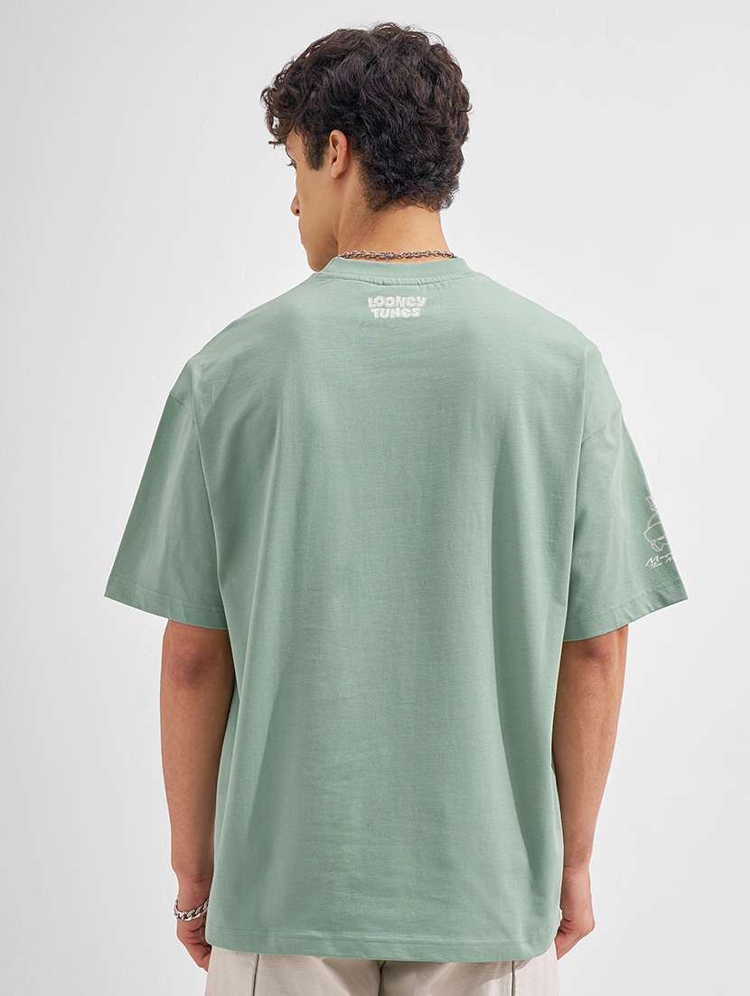 men printed short sleeve oversized t-shirt - 22526879 -  Standard Image - 4
