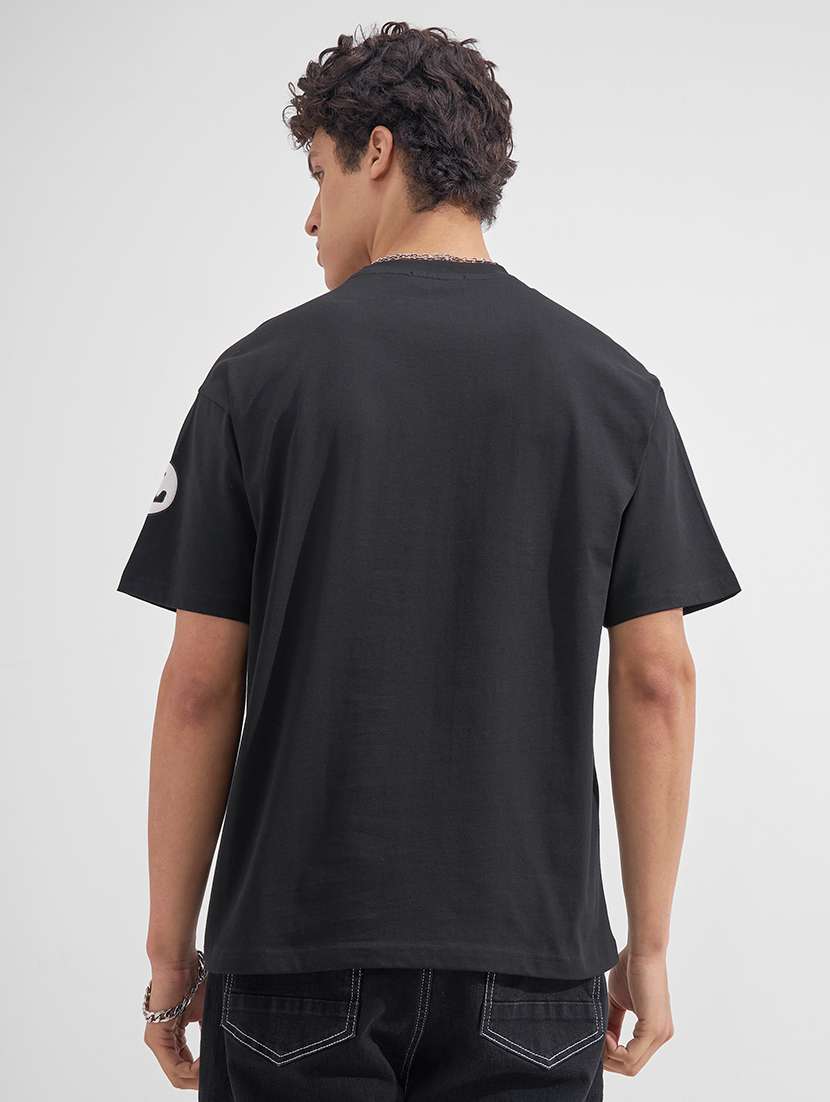 men printed short sleeve oversized t-shirt - 22526893 -  Standard Image - 4