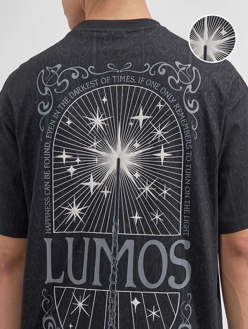 men printed short sleeve oversized t-shirt - 22526917 -  Standard Image - 4