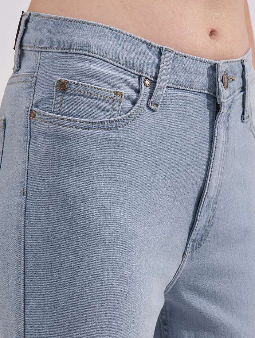 women solid mid rise slim fit jeans - 22526928 -  Standard Image - 1