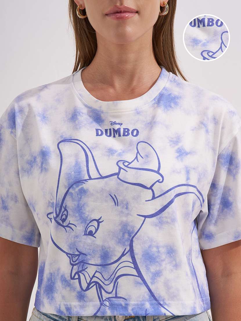 women printed round neck short sleeves t-shirt - 22527024 -  Standard Image - 1