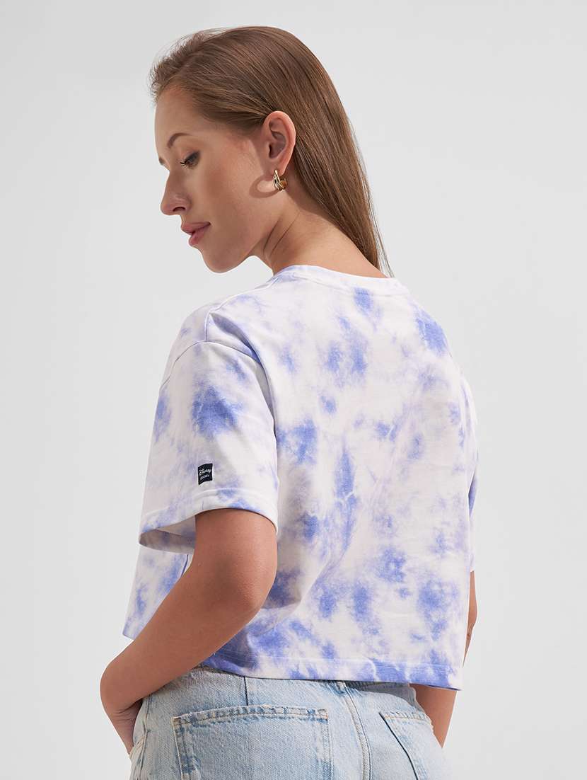 women printed round neck short sleeves t-shirt - 22527024 -  Standard Image - 4