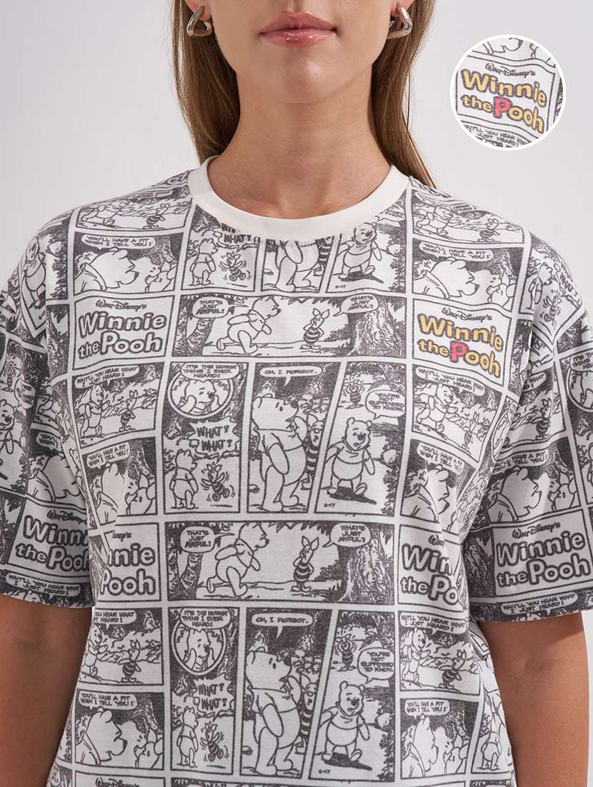 women printed round neck short sleeves t-shirt - 22527027 -  Standard Image - 1
