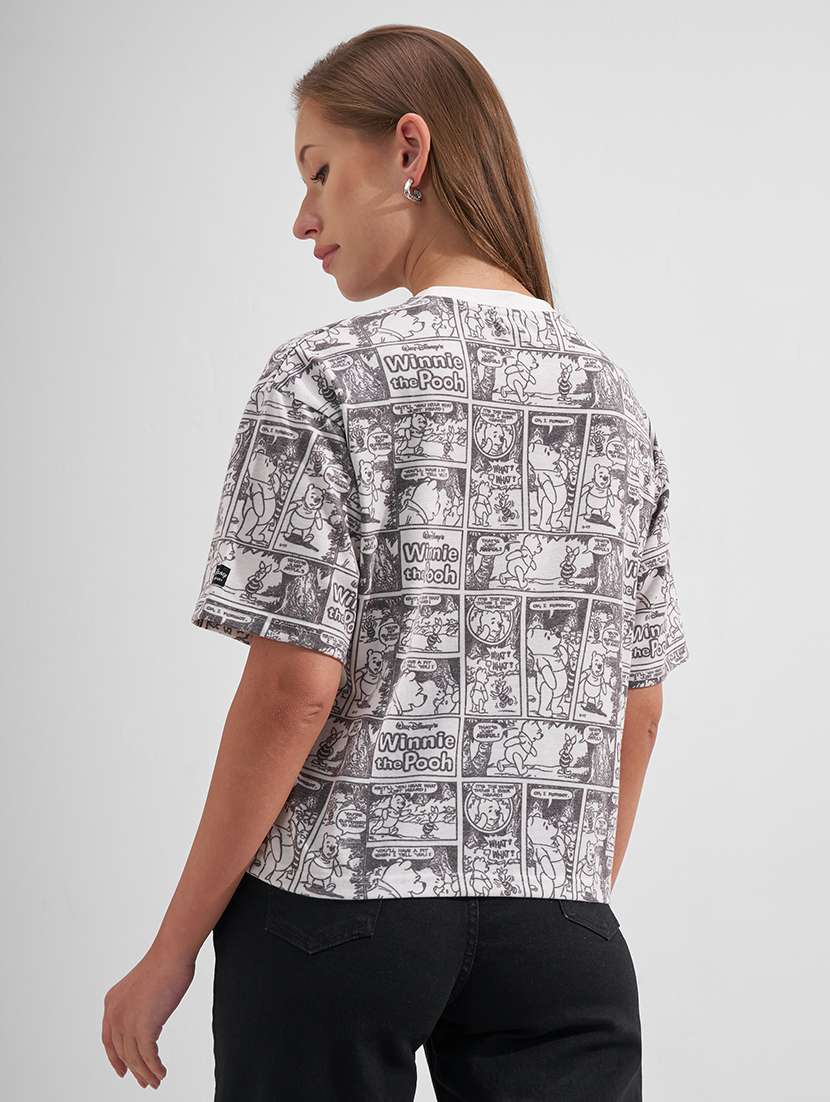 women printed round neck short sleeves t-shirt - 22527027 -  Standard Image - 4