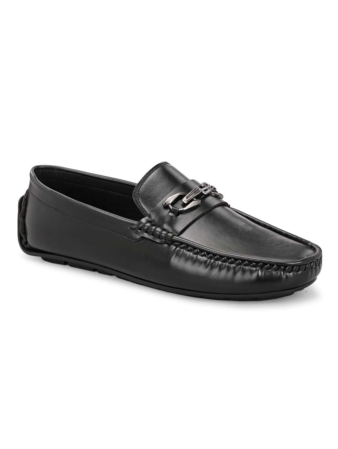 men black slip on horsebit loafer - 22527040 -  Standard Image - 1