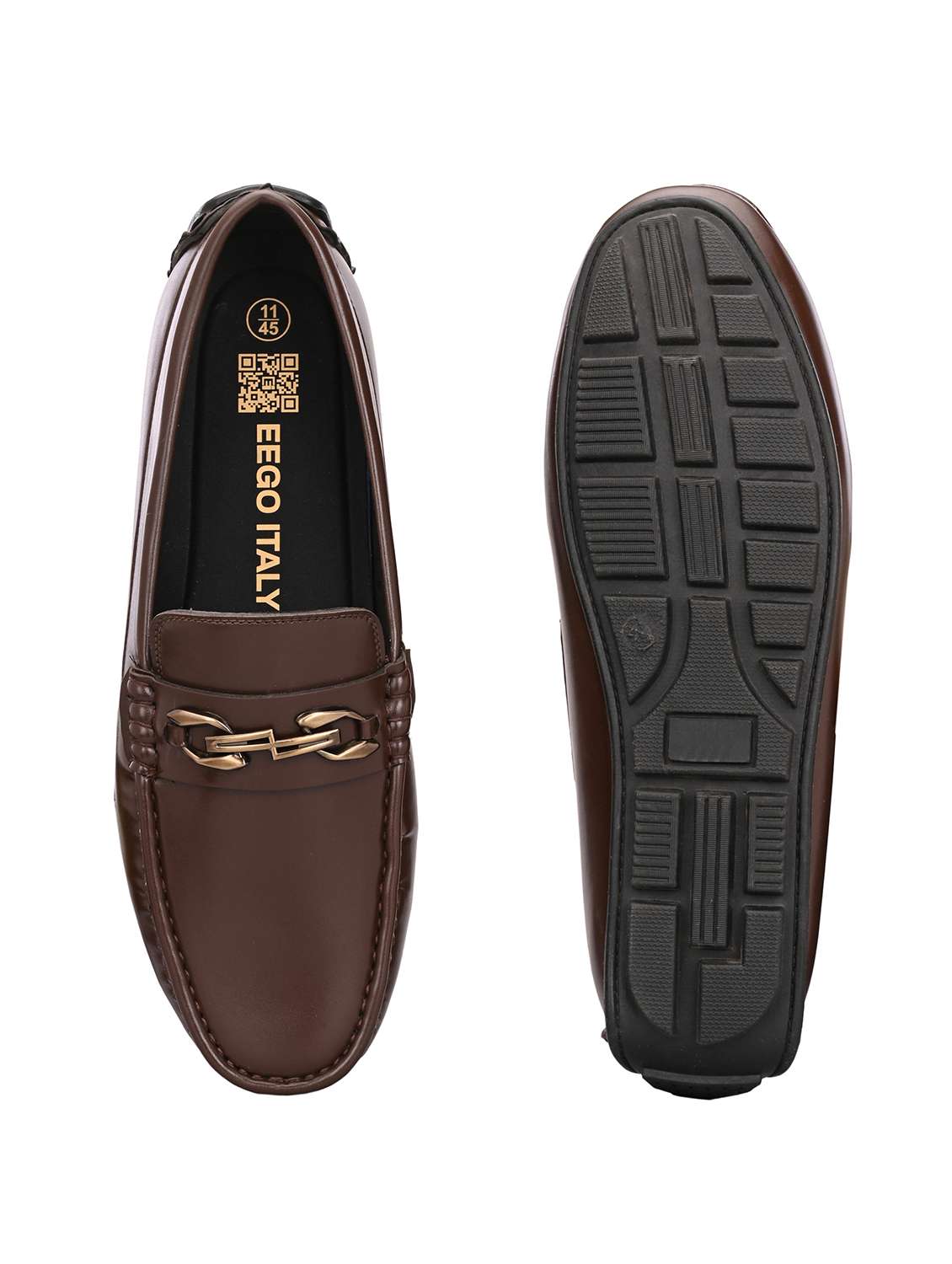men brown slip on horsebit loafer - 22527041 -  Standard Image - 4