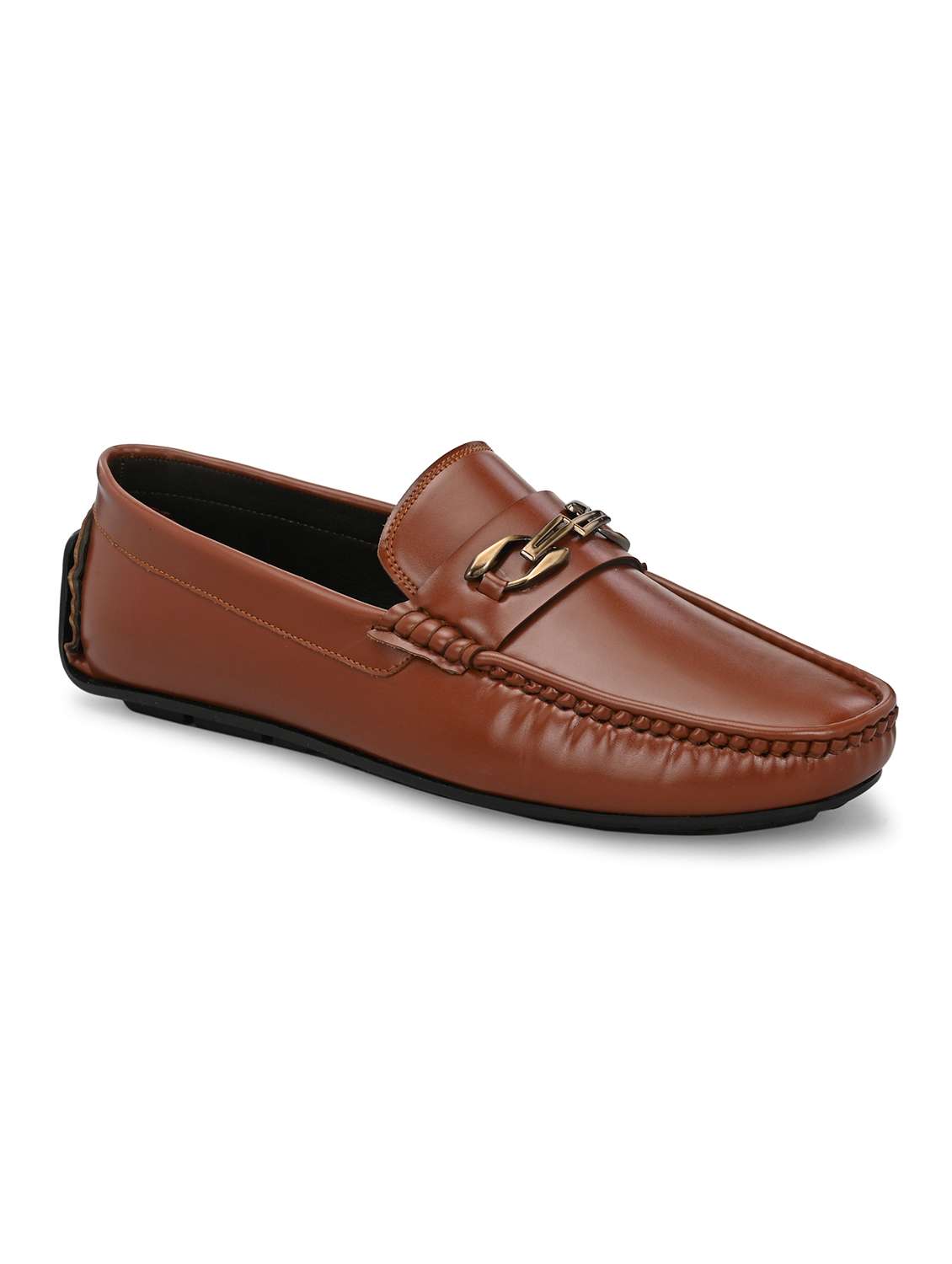 men tan slip on horsebit loafer - 22527042 -  Standard Image - 1