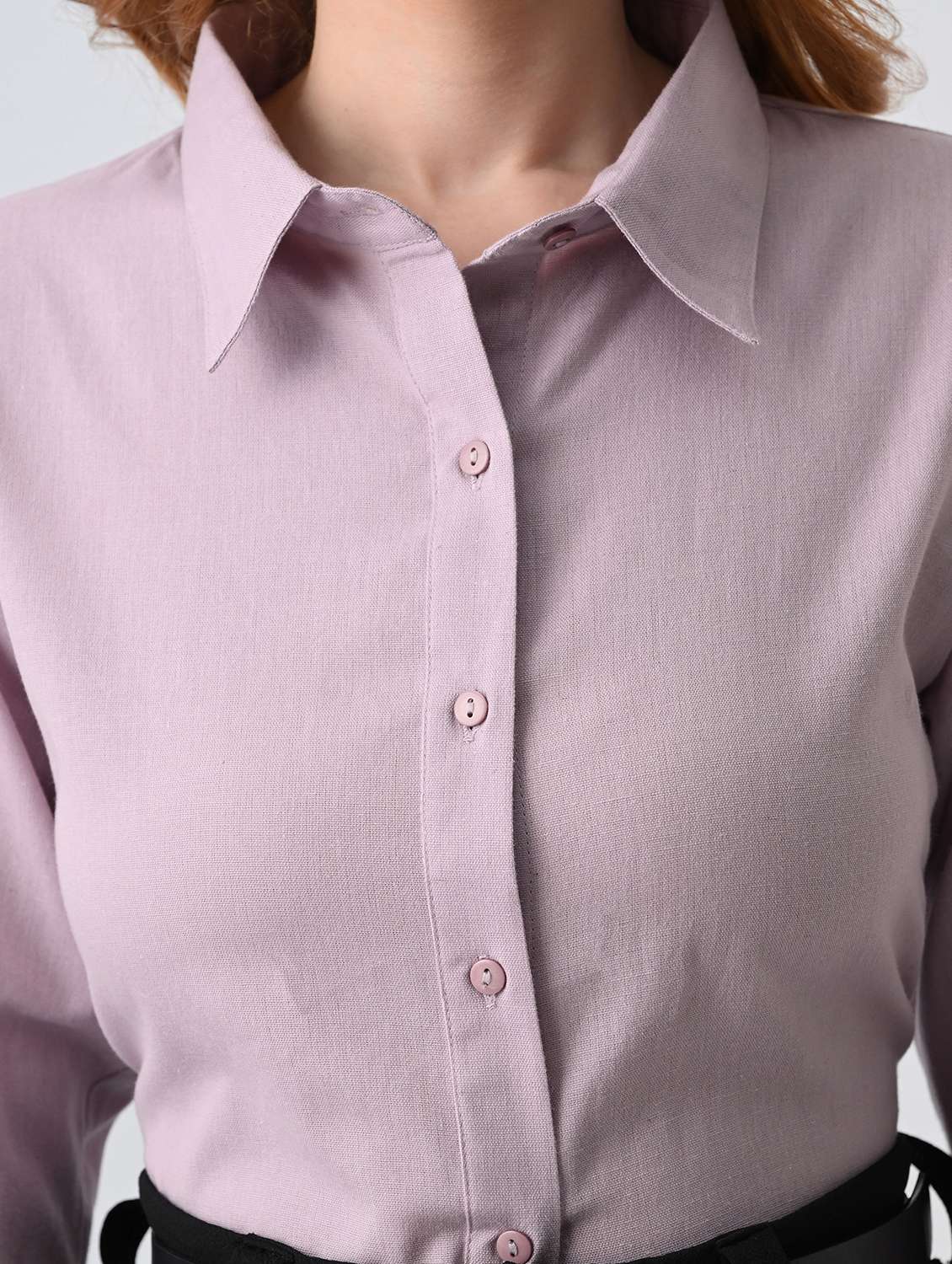 women solid collared formal shirt - 22527072 -  Standard Image - 1