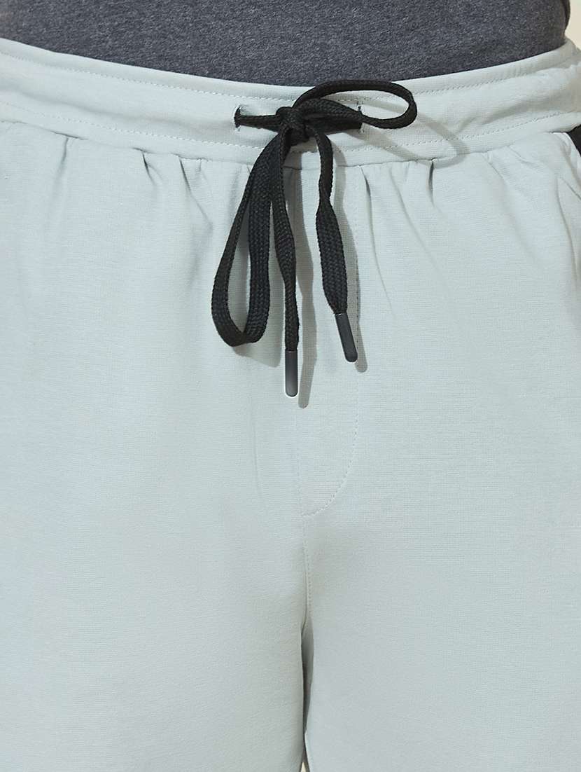  men solid mid rise full length track pant - 22527223 -  Standard Image - 1