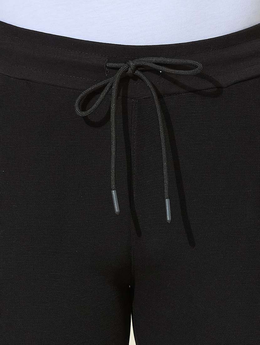  men solid mid rise full length track pant - 22527228 -  Standard Image - 1