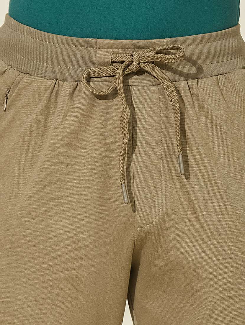 Men Solid Mid Rise Regular Fit Cargo - 22527230 -  Standard Image - 1