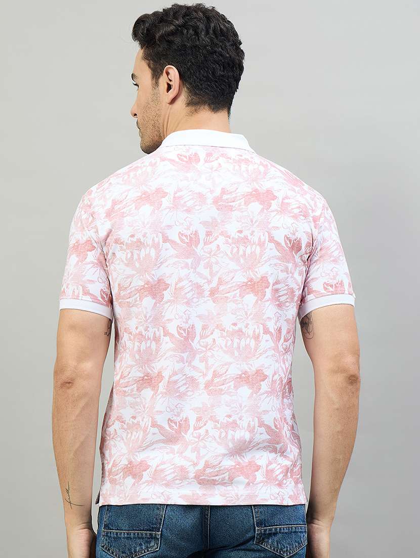 men printed short sleeve regular fit polo t-shirt - 22527267 -  Standard Image - 4