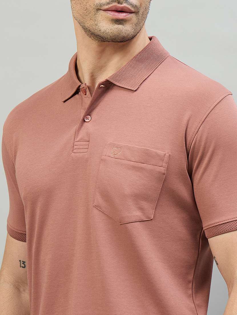 men solid short sleeve slim fit casual shirt - 22527279 -  Standard Image - 1