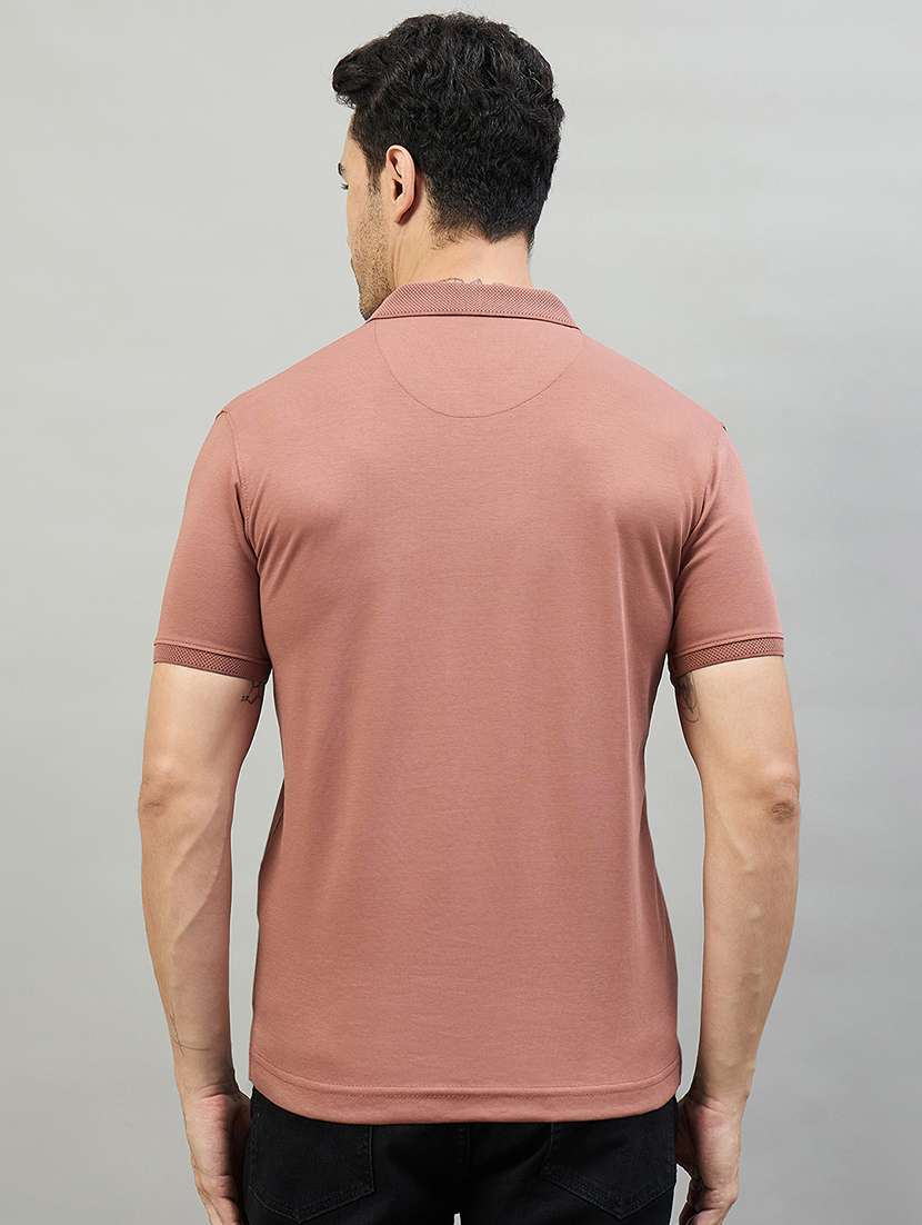 men solid short sleeve slim fit casual shirt - 22527279 -  Standard Image - 4