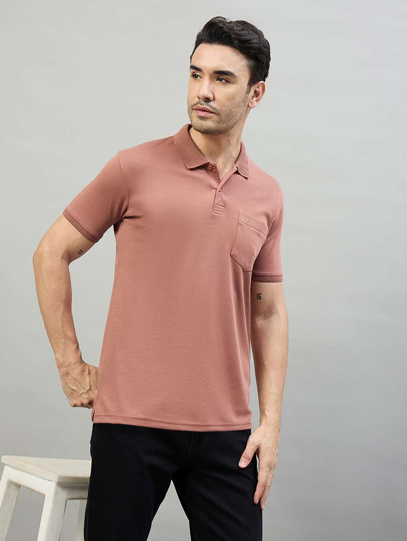 men solid short sleeve slim fit casual shirt - 22527279 -  Standard Image - 6