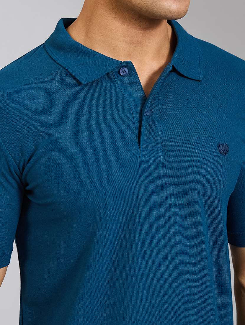 men solid short sleeve slim fit casual shirt - 22527315 -  Standard Image - 1