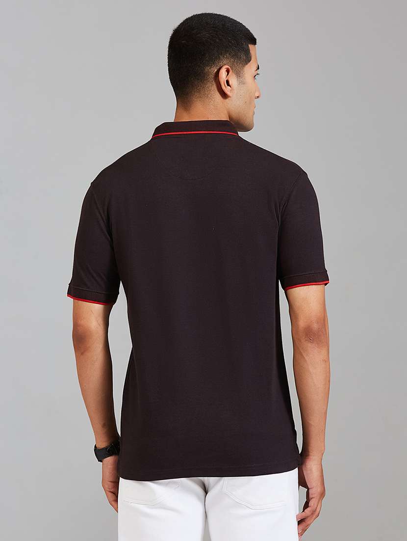 men solid short sleeve slim fit casual shirt - 22527321 -  Standard Image - 4