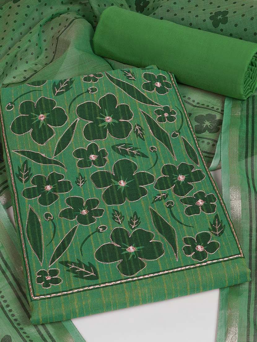 women printed unstitched suit set - 22527371 -  Standard Image - 1