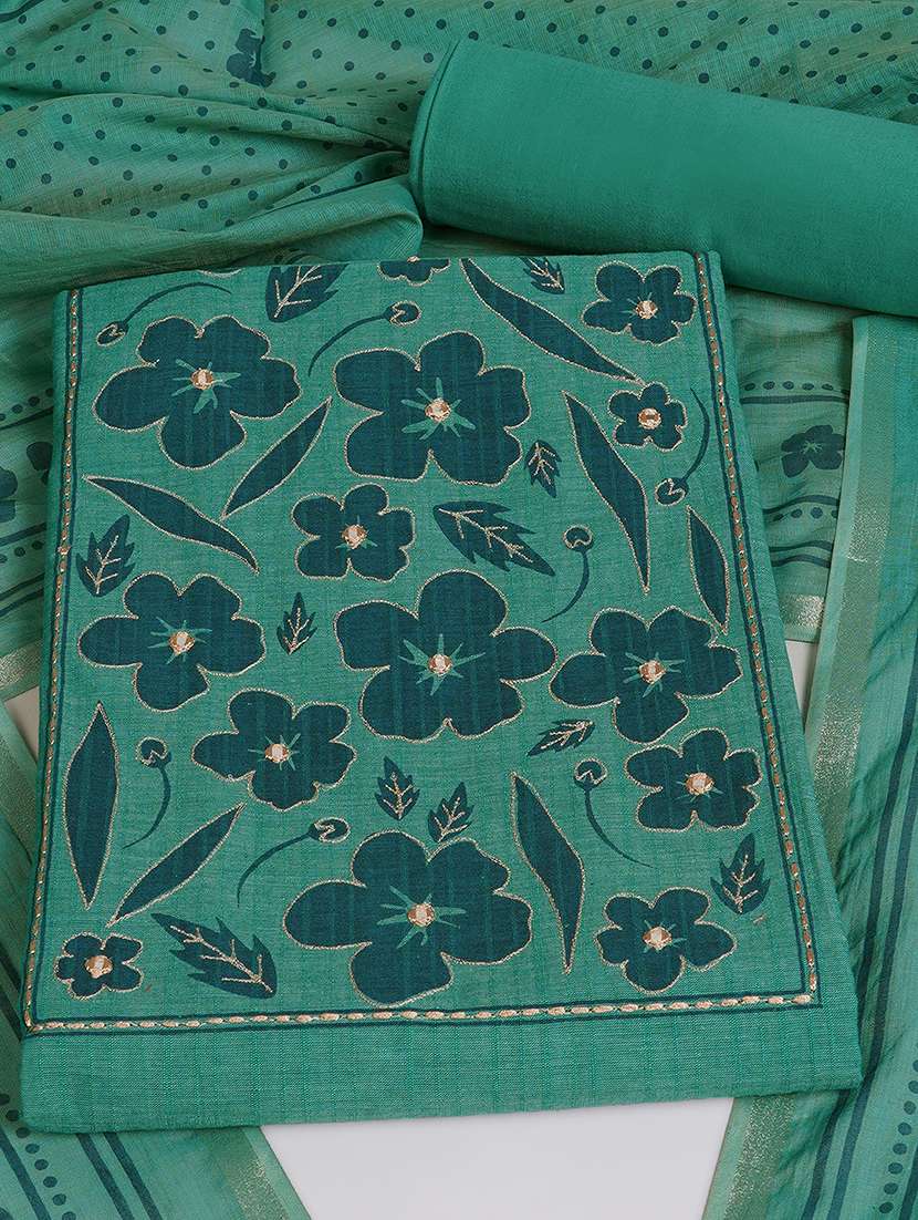 women printed unstitched suit set - 22527373 -  Standard Image - 1