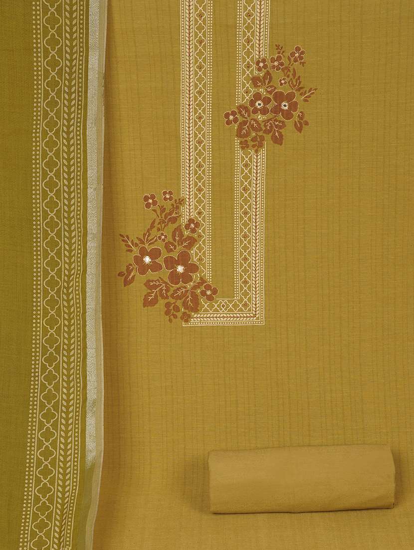women printed unstitched suit set - 22527376 -  Standard Image - 4