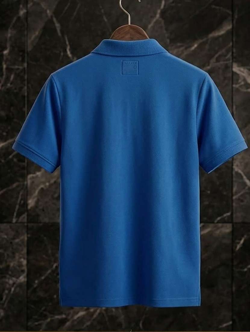 men solid short sleeve regular fit polo t-shirt - 22527503 -  Standard Image - 4