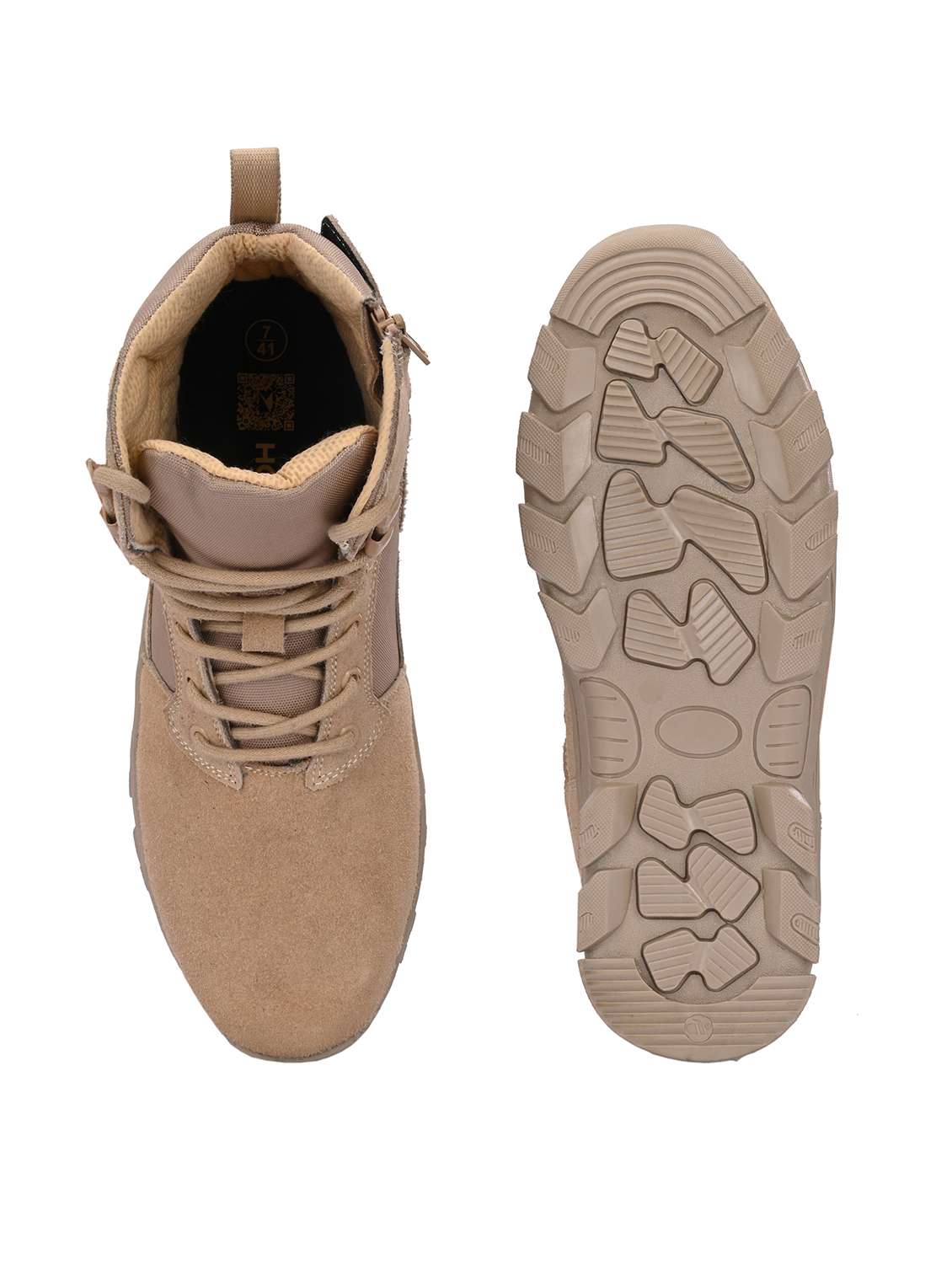 men beige hiking boots boot - 22527545 -  Standard Image - 4