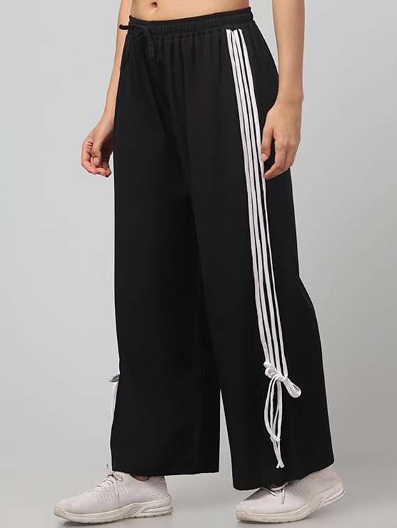 women tapered mid rise track pant - 22527550 -  Standard Image - 1