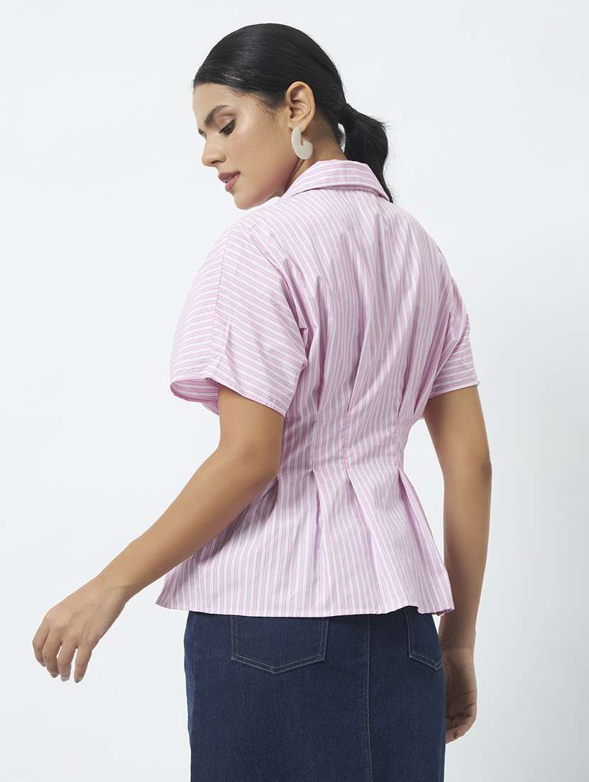 Women Printed Collared Regular Shirt - 22527765 -  Standard Image - 4