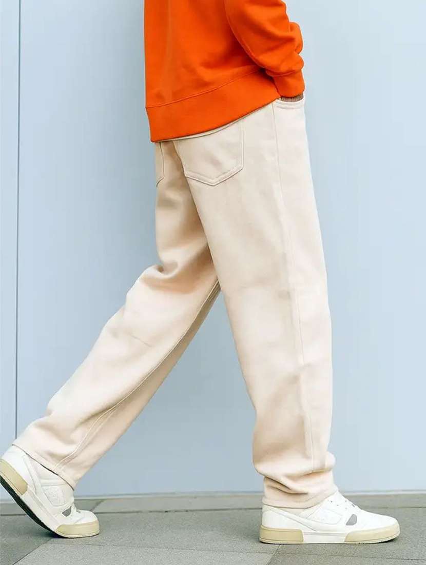 beige denim jeans - 22528230 -  Standard Image - 1