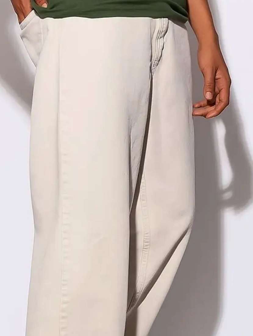 beige denim jeans - 22528246 -  Standard Image - 1