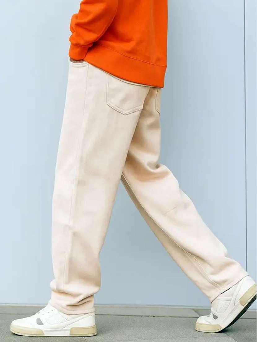 beige denim jeans - 22528254 -  Standard Image - 1