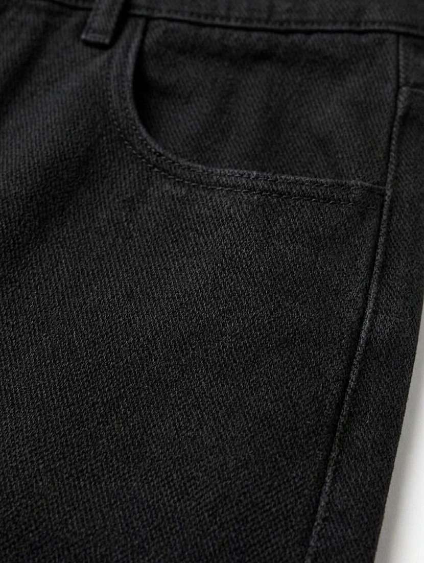 men plain mid rise full length straight jeans - 22528269 -  Standard Image - 1