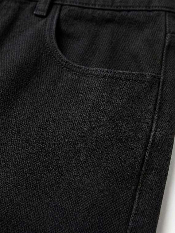 men plain mid rise full length straight jeans - 22528270 -  Standard Image - 1