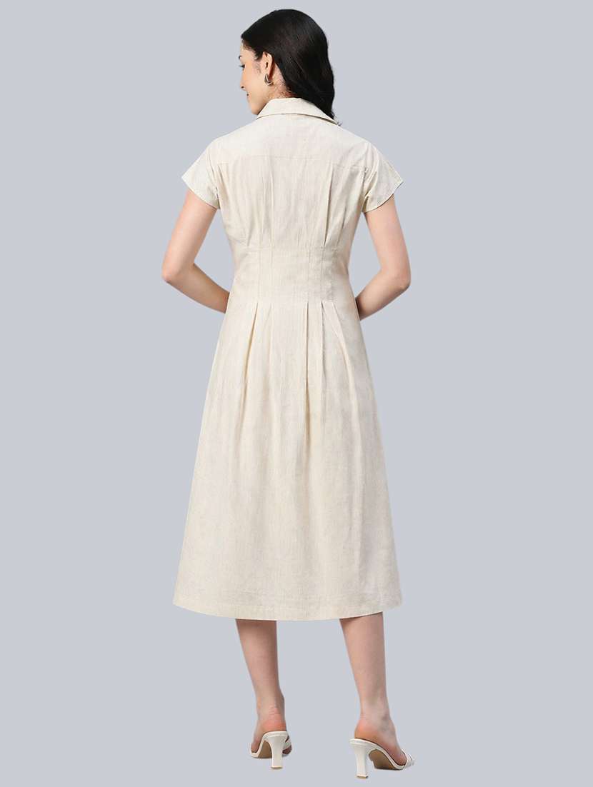 women printed short sleeves sleeves shirt dress - 22528677 -  Standard Image - 4