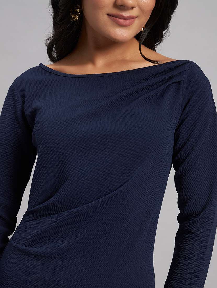 women solid long sleeves bodycon dress - 22528693 -  Standard Image - 1