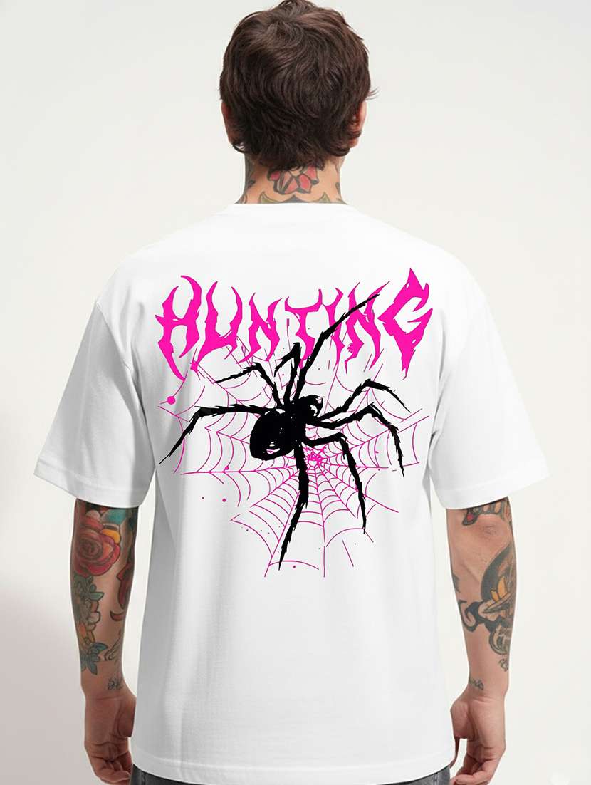 men printed short sleeve oversized t-shirt